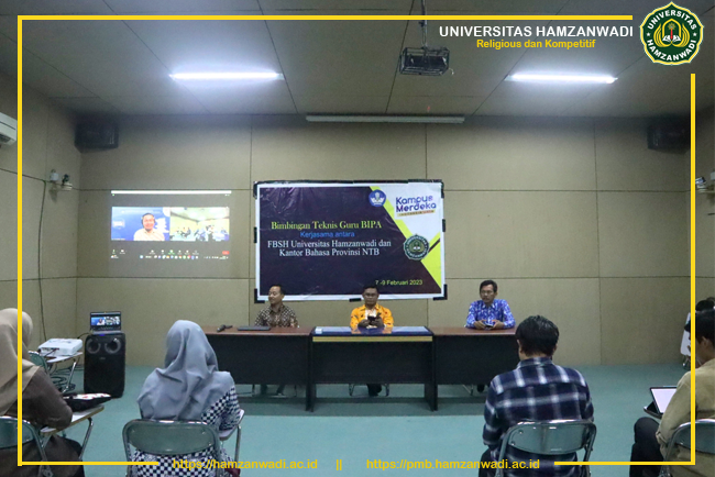 Universitas Hamzanwadi melaksanakan ToT Bahasa Indonesia Untuk Penutur Asing. 