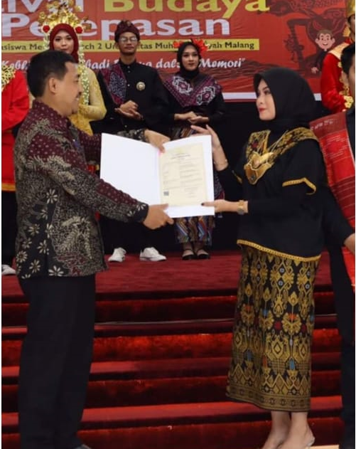 Pemberian Hak Cipta Buku dari Kampus Universitas Muhamadiyah Malang