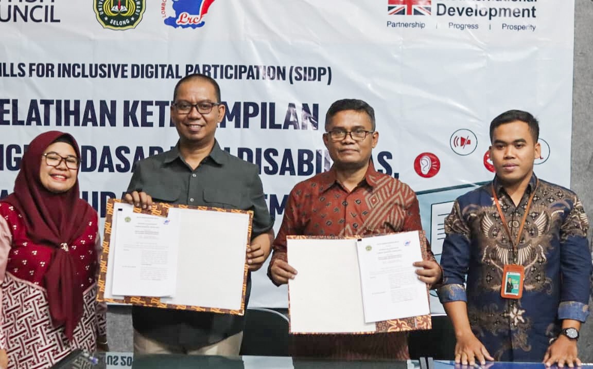 Perkuat Keterampilan Digital Mahasiswa Disabilitas, Universitas Hamzanwadi Gelar Pelatihan SIDP dan Tandatangani MoU